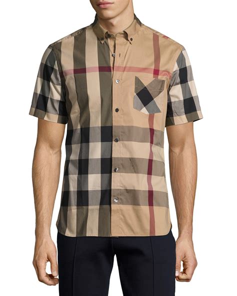 burberry short sleeve t shirt|Burberry short sleeve shirt men.